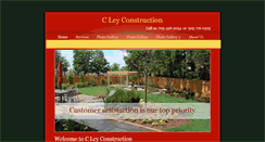 Desktop Screenshot of cleyconstruction.com